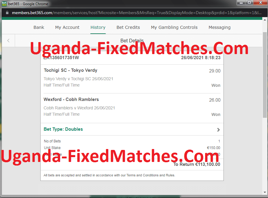 real place fixed matches