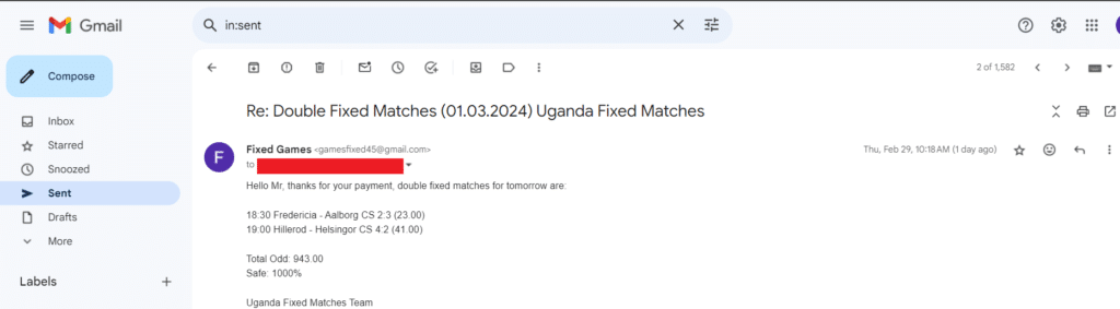 Uganda Fixed Matches site