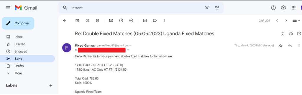 fixed matches safe