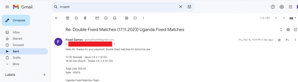 Tip Fixed Matches