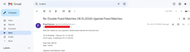 Soccer Betting Free Tips 1×2, buy fixed games, Uganda Double Fixed Matches