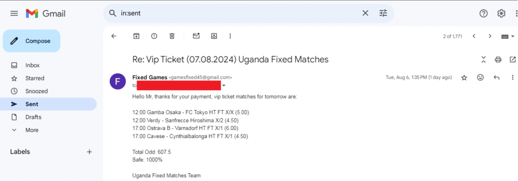 Genuine Fixed Matches