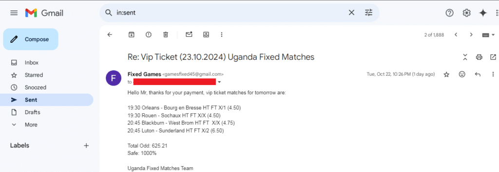 Maxbet Fixed Match